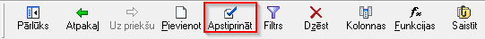 apstiprināt